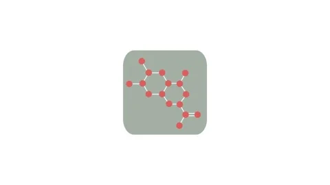 Molecule icon animation for video motion graphics Stock Footage 150060181