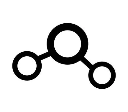 Molecule icon illustrated in vector on white background molecule icon illu... Stock Photos