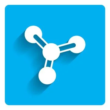 Molecule icon 스톡 일러스트