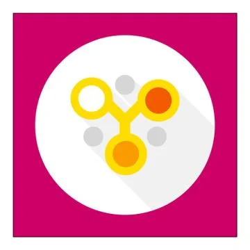 Molecule icon Stock-Illustration