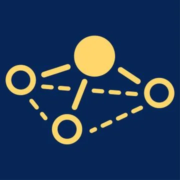 Molecule icon Stock Illustration