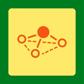 Molecule icon Stock Illustration