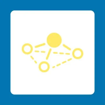 Molecule icon Stock Illustration