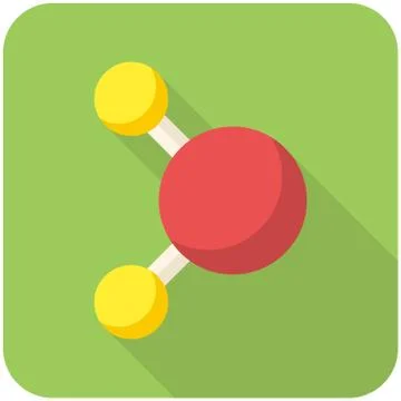 Molecule icon Stock Illustration