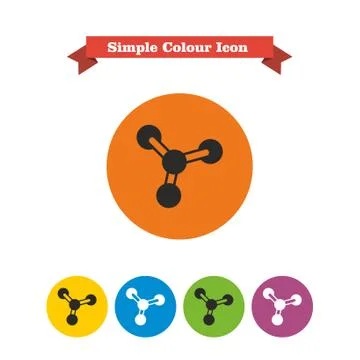 Molecule icons Stock-Illustration