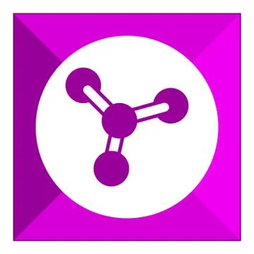 Molecule icons 스톡 일러스트