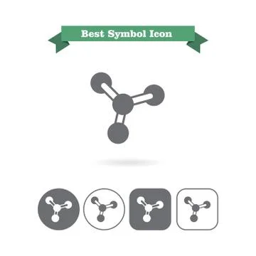 Molecule Illustrazione stock