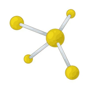 Molecule illustration 스톡 일러스트