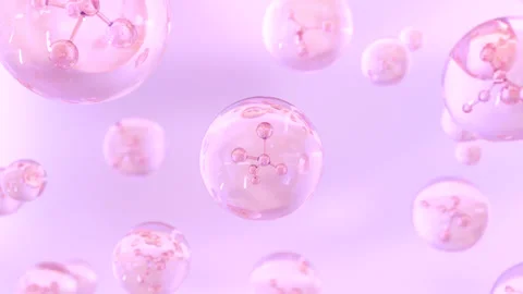 Molecule inside a liquid bubble. 動画素材 270989841