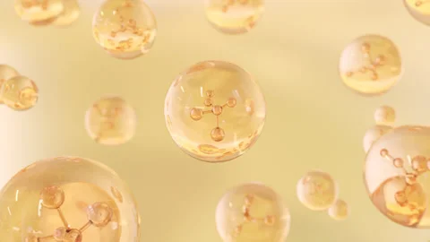 Molecule inside a liquid bubble. 動画素材 270989842