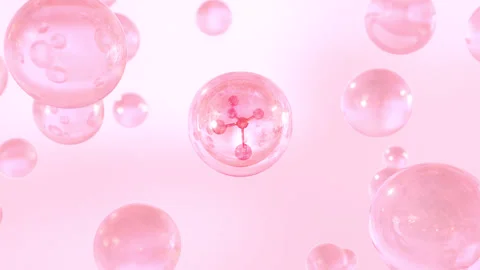 Molecule inside a liquid bubble. 動画素材 272256082