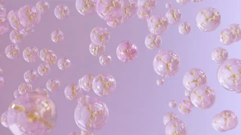 Molecule inside a liquid bubble. 動画素材 274096679