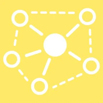 Molecule Links icon Stock Illustration