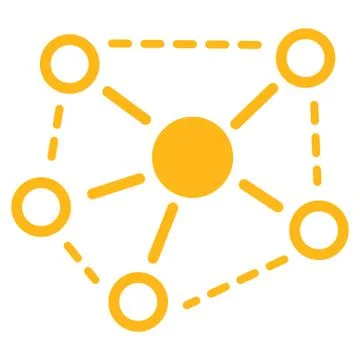 Molecule Links icon 스톡 일러스트