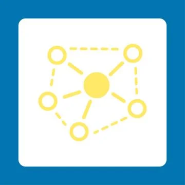 Molecule Links icon 스톡 일러스트
