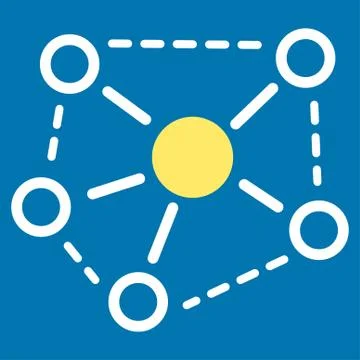 Molecule Links icon 스톡 일러스트