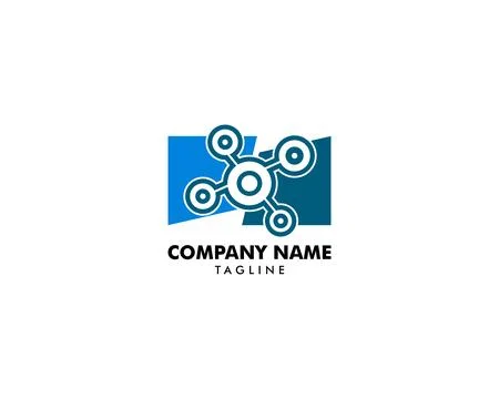 Molecule logo icon vector design 库存插图