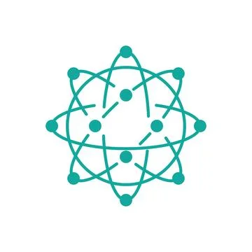 Molecule logo illustration Stock Illustration