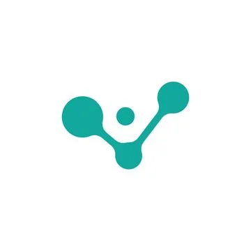 Molecule logo illustration Stock Illustration