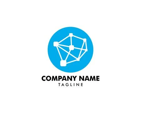Molecule logo template vector icon Stock Illustration