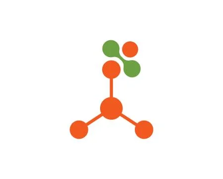 Molecule logo vector illustration design Stock Illustration