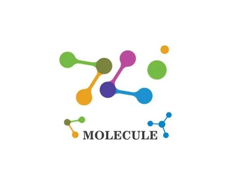 Molecule logo vector illustration design Stock Illustration