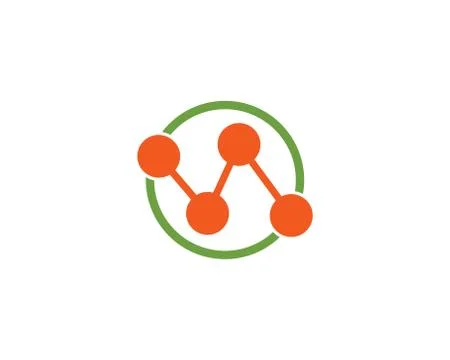 Molecule logo vector illustration design Stock Illustration