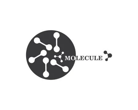 Molecule logo vector illustration design Stock Illustration