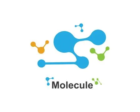 Molecule logo vector illustration design Stock Illustration