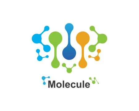 Molecule logo vector illustration design Stock Illustration