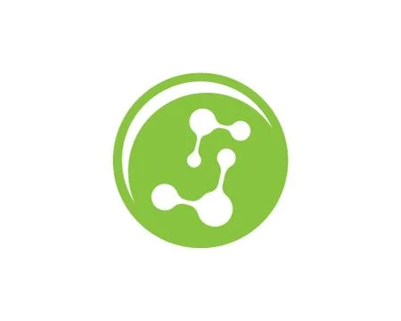 Molecule logo vector illustration design Stock-Illustration