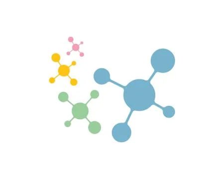 Molecule logo vector illustration design Stock Illustration