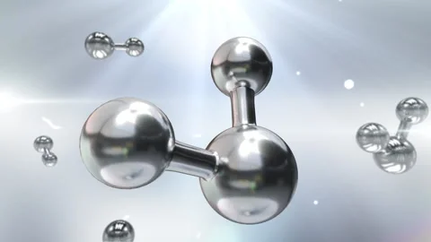 Molecule macro atom cell Serum Liquid Cream ,Collagen Clear Crystal Premium  Video stock 224545409