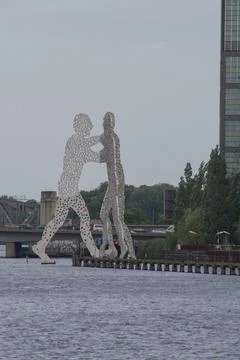 Molecule Man in Berlin Stock Photos