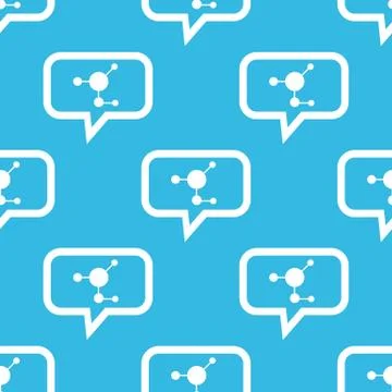 Molecule message pattern Stock Illustration