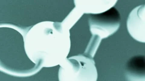 Molecule model Stock Footage 21319116