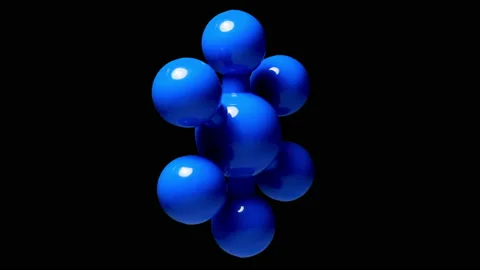 Molecule model.  Stock Footage 147102040