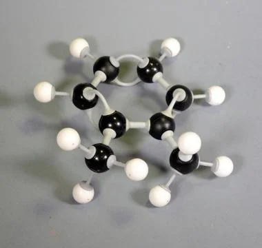 Molecule model of o-Xylene 写真素材