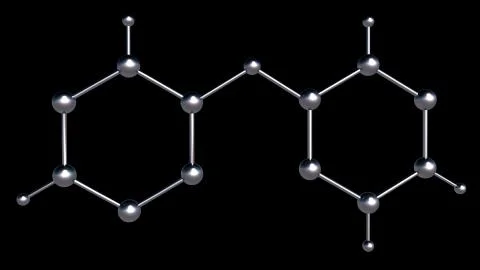 Molecule model or group of atoms Stock Illustration