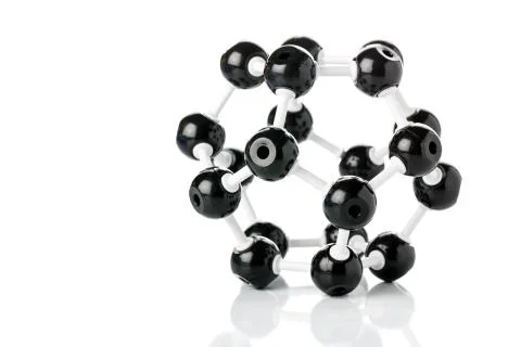 Molecule model Foto stock