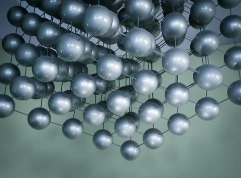 Molecule, Molecular, DNA, atom in lab test Foto stock