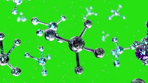 Molecule or serum or atom, Serum Liquid Cream ,Collagen Clear Crystal Video stock 205448634
