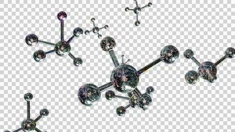 Molecule or serum or atom, Serum Liquid Cream ,Collagen Clear Crystal Premium Stock Illustration