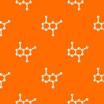 Molecule pattern seamless Stock Illustration