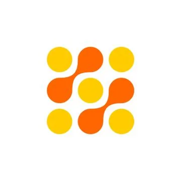 Molecule Quantum Dots Logo Template Illustration Design. EPS 10. Stock Illustration