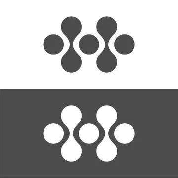 Molecule Quantum Dots Logo Template Illustration Design. EPS 10. Stock Illustration