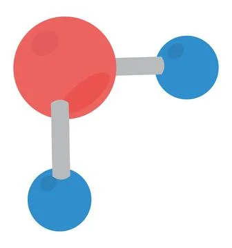 Molecule science structure Stock Illustration
