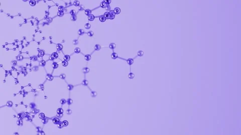 Molecule Structure - Abstract Scientific Background 스톡 동영상 344916398