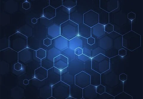 Molecule structure abstract tech background. Medical design. Illustrazione stock