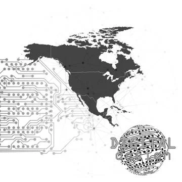 Molecule structure, gray background for communication, vector illustration 스톡 일러스트